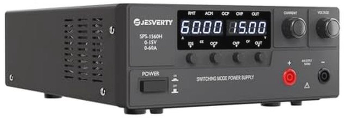Variabele DC-laboratoriumvoeding 0-15V 0-60A 900W met Encoderknop, LED-display en OVP & OCP