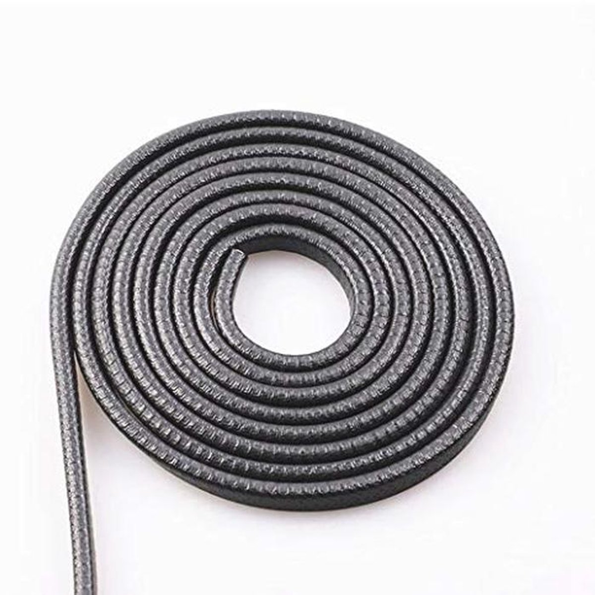 10m Autodeur Beschermstrip Zwart - Rubber Beklede Veerstalen Randen voor Bescherming