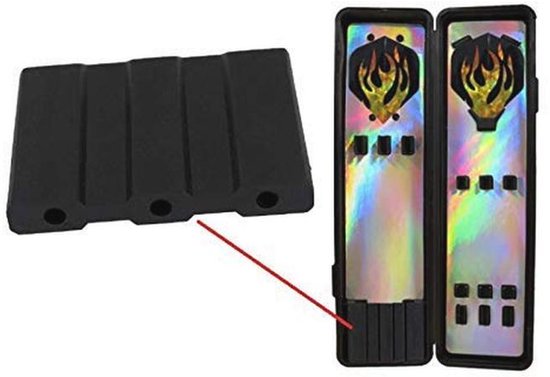 Dart Case Pouch Onderdelen Accessoire Darts Houder Tip Protector Guard Zwart van Merkloos — afbeelding 5