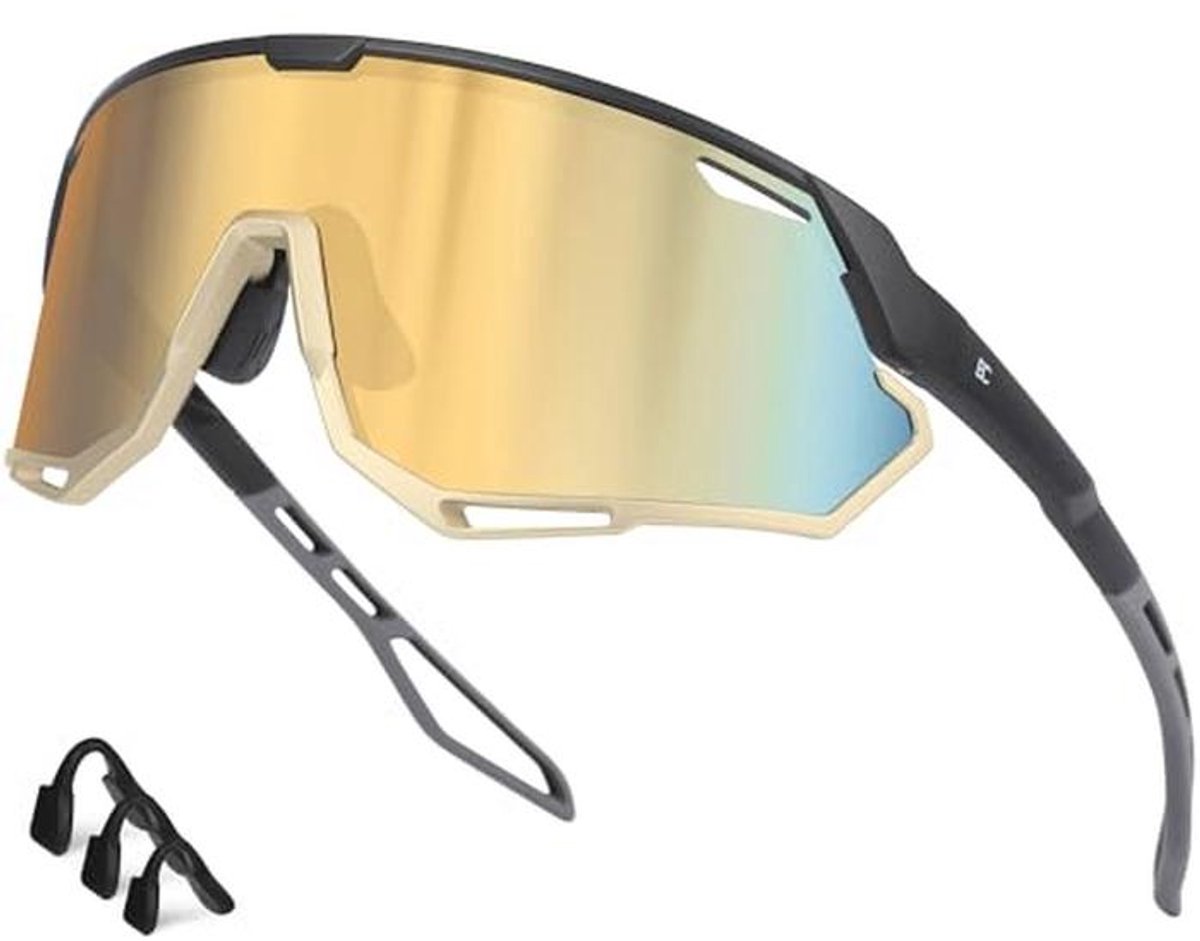 Sportbril voor heren en dames met UV-bescherming - Ideaal voor hardlopen, MTB, golf en racefietsen