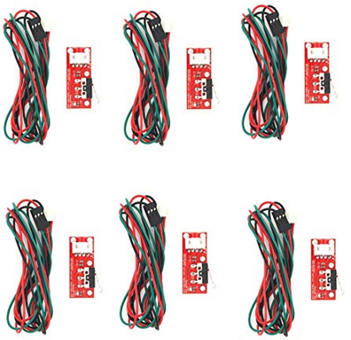 6 Stuks RAMPS 1.4 Mechanische Limit Switch voor 3D Printers en CNC Machines