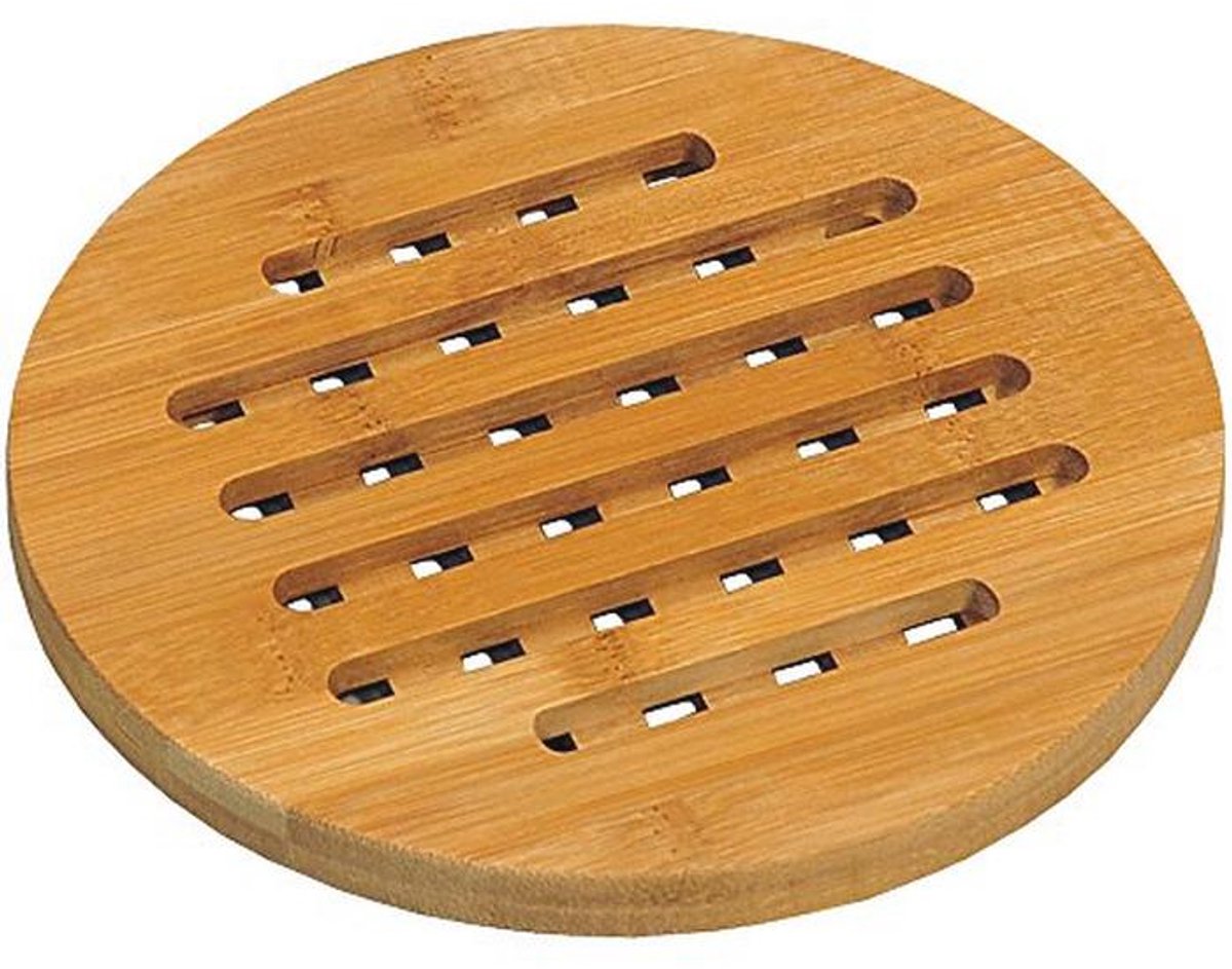 Bamboe Onderzetter 19 cm - Bruin