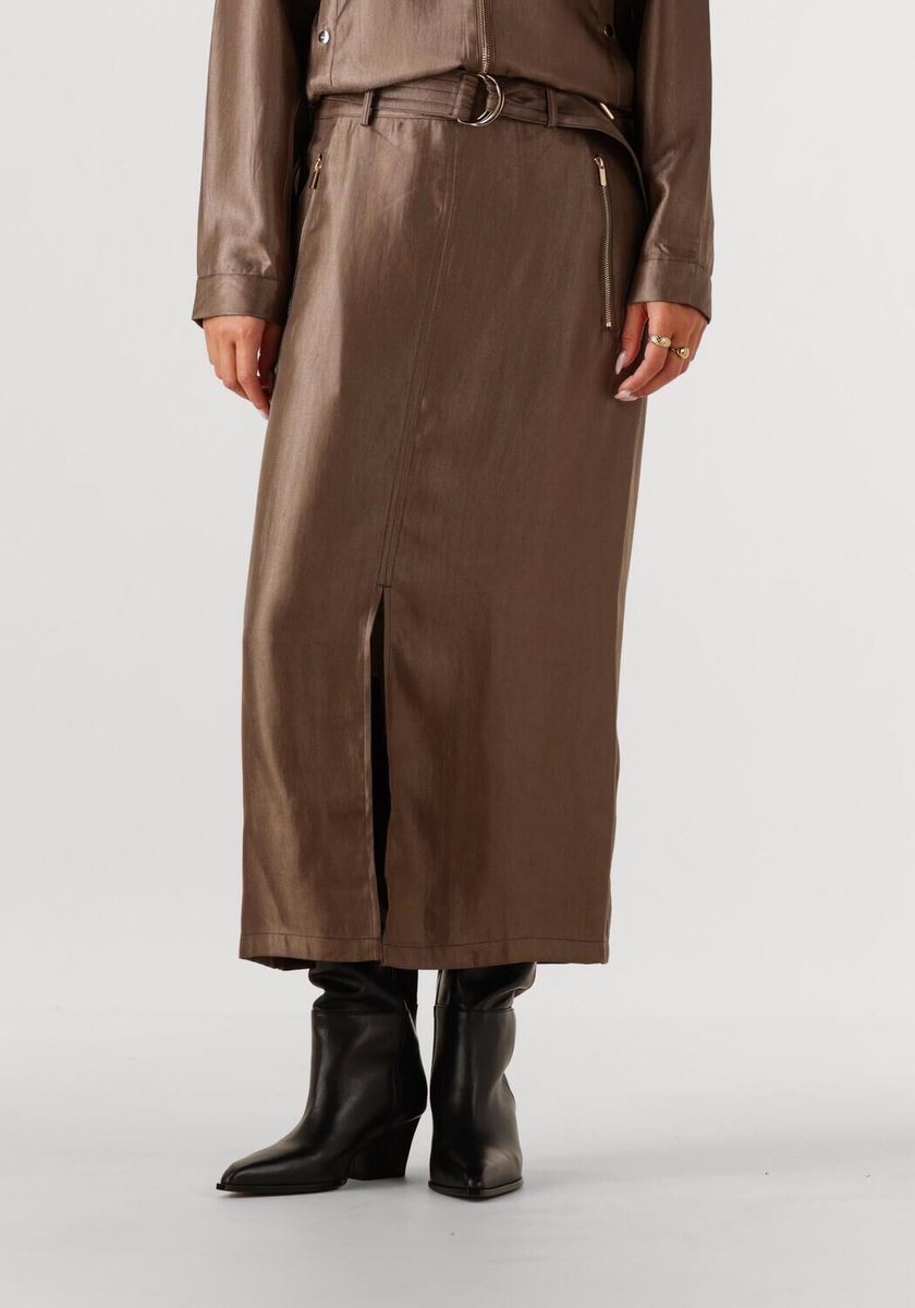 AAIKO Varyas Vis 545 Rokken Dames - Bruin - Maat S