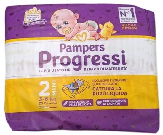 Pampers Progressi Mini 30 pezzi - Luminosità Naturale | Prodotti per