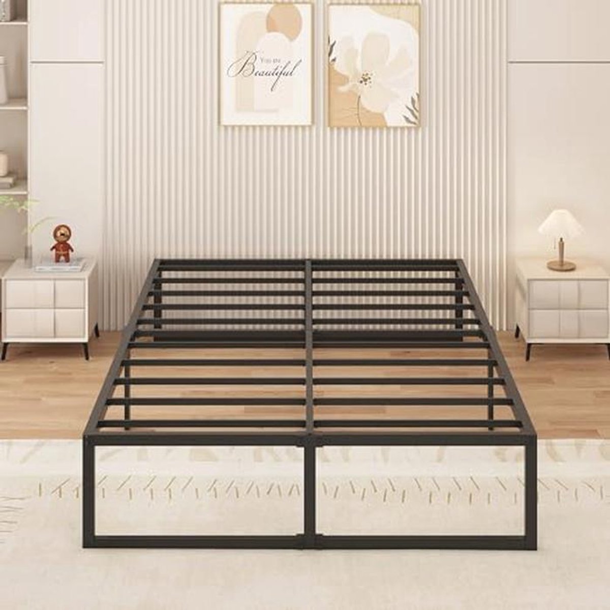 Metalen Bedframe 120 x 200 cm - Hoogte 40 cm
