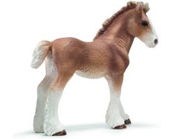 Schleich Horses Clydesdale Foal - Realistisch Paardenfiguurtje voor Kinderen en Verzamelaars
