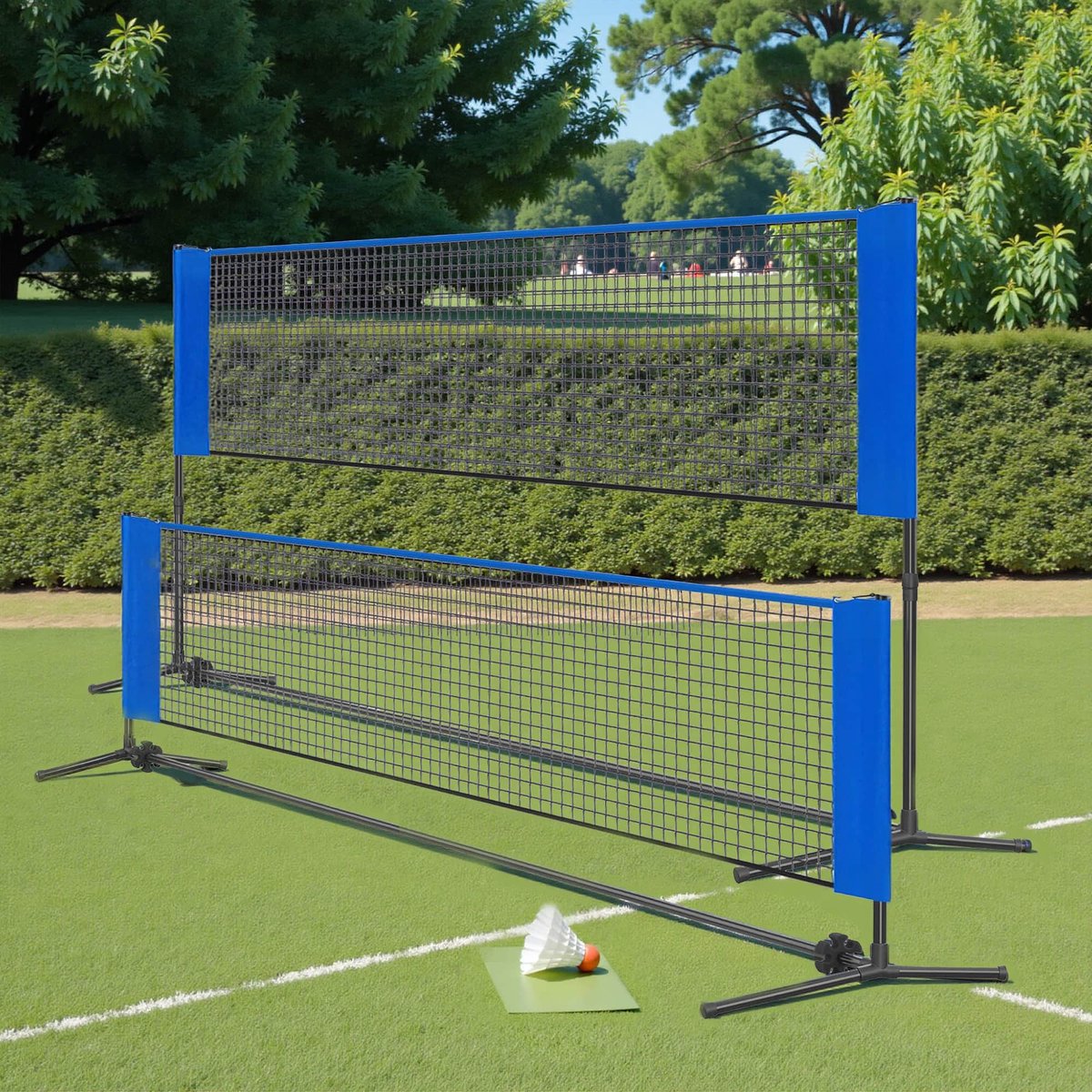 Badmintonnet – 400 cm – In hoogte verstelbaar