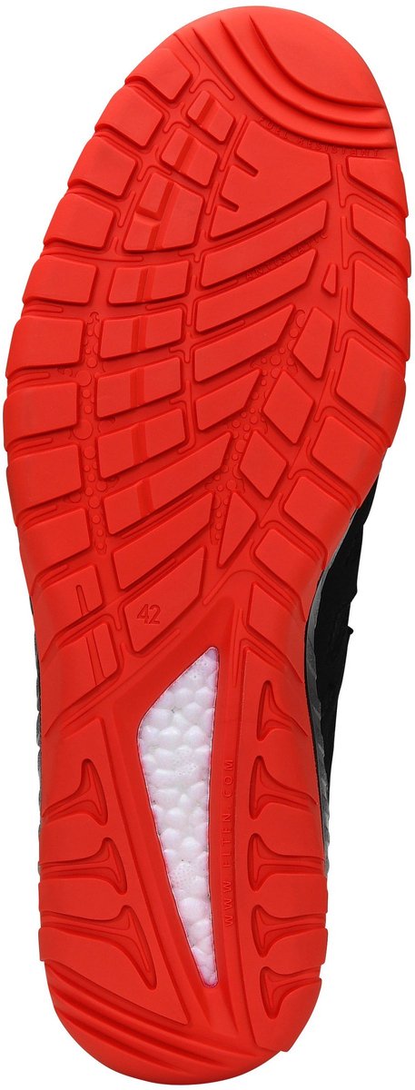 Elten Maddox BOA 729151 werkschoenen - Laag S3 ESD - Zwart/Rood - 46