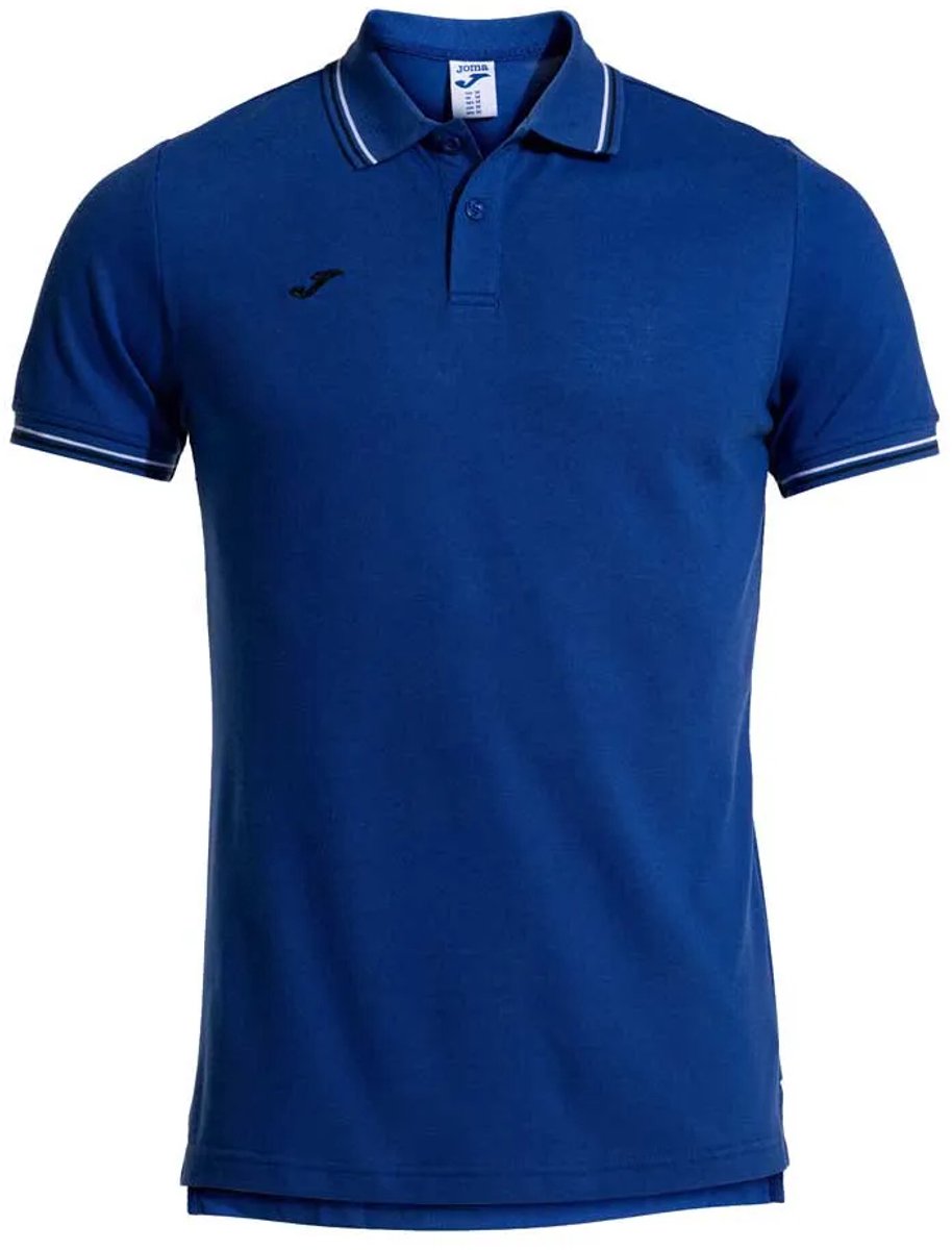 Joma Confort Classic Korte Mouw Poloshirt Blauw L Man