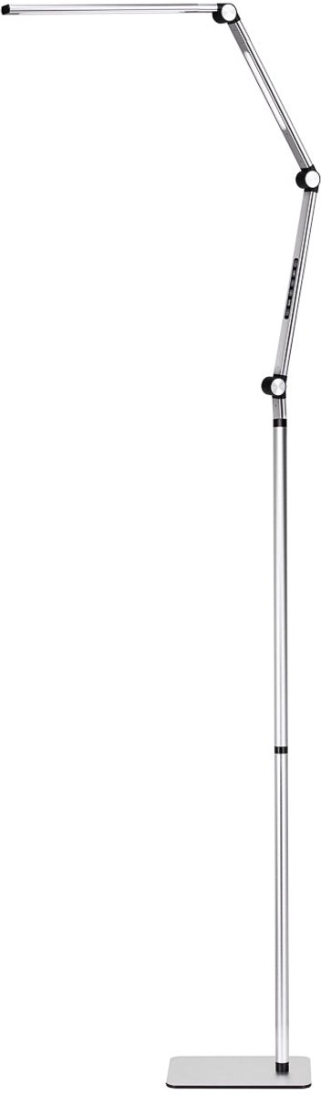 Schaduwloze Cosmetische Lamp Zilver met 360° Rotatie – Professionele Yogalamp voor Nagels, Wimpers, Manicure, Lash Lifting en Beautybehandelingen – Salonlamp met Klem of Statief