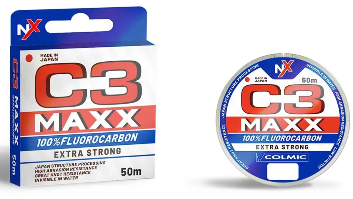 Colmic C3 Maxx Flurocarbon 50 M Transparant 0.230 mm