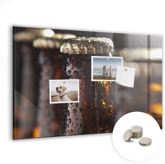 Coloray Magneetbord - Magnet Board Waterval tussen het mos - 100x70 cm - Groente