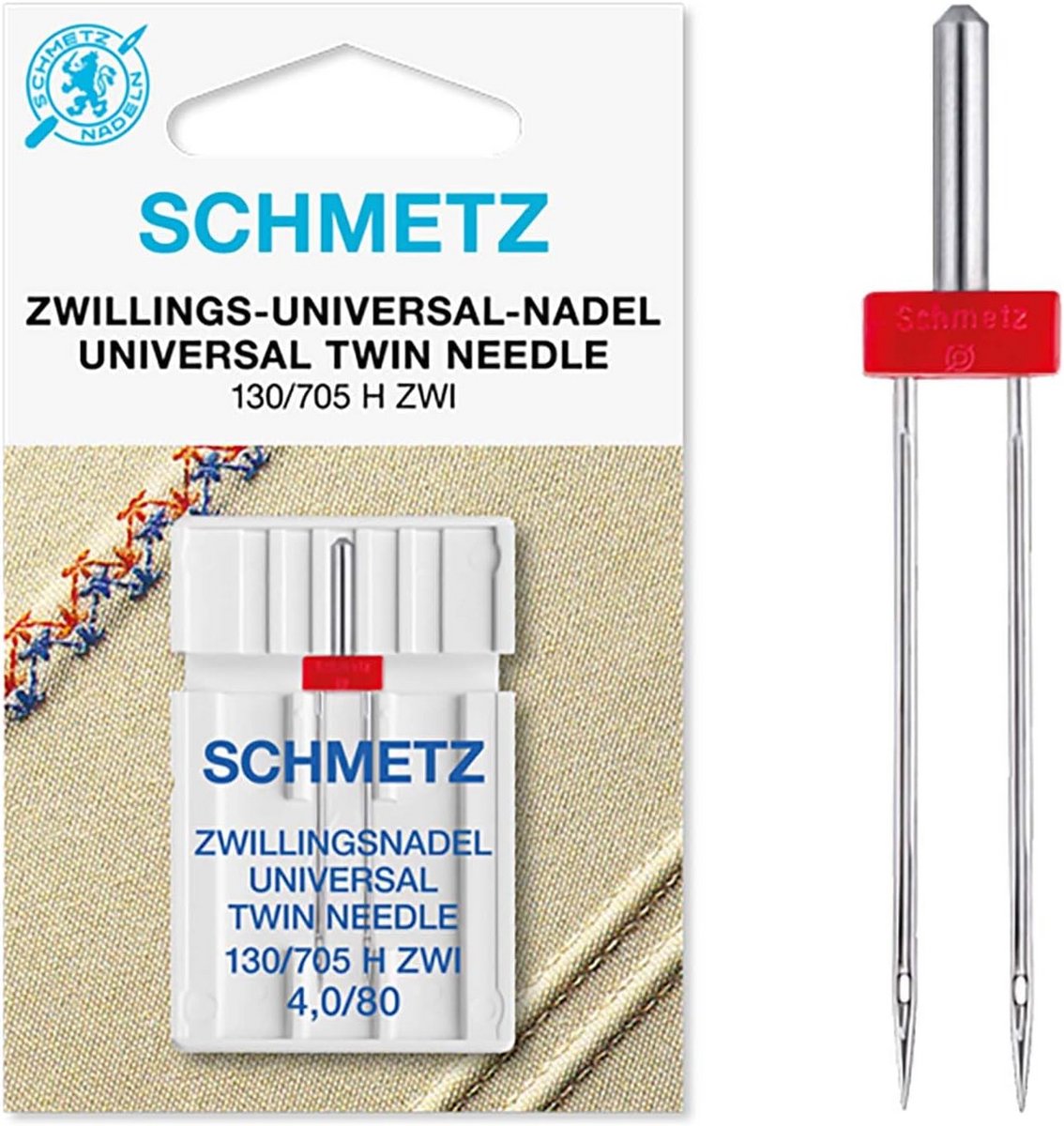 Tweelingnaald Universeel 4.0mm voor Naaimachine
