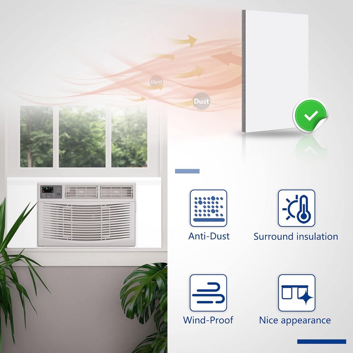 Isolatiepanelen voor Airco Raamunit thumbnail 2