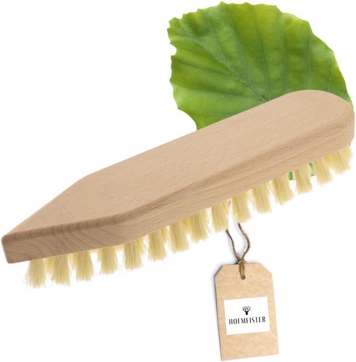 Schuurborstel 21 cm - Natuurlijke Borstel voor Huishouden en Auto