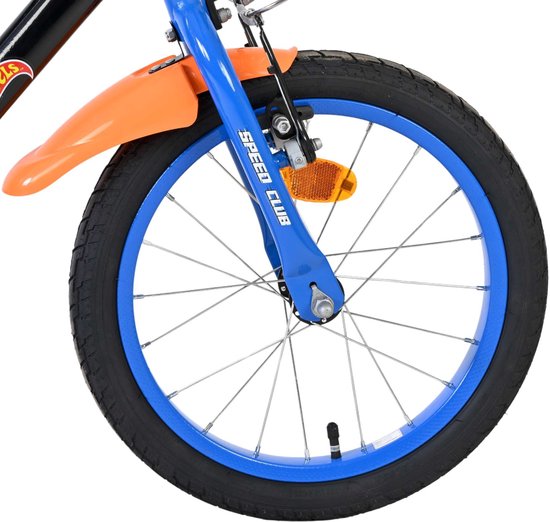 Hot Wheels Kinderfiets - Jongens - 16 inch - Zwart Oranje Blauw van Merkloos — afbeelding 5