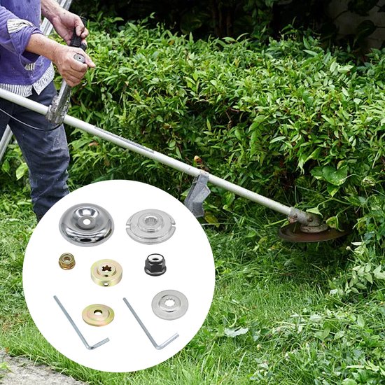 9x/Set Weed Trimmer Kop Adapter Kit - Geschikt voor Modellen FS120/FS130/FS130R/FS200R/FS250/FS55 - Hoogwaardig Staal — afbeelding 4