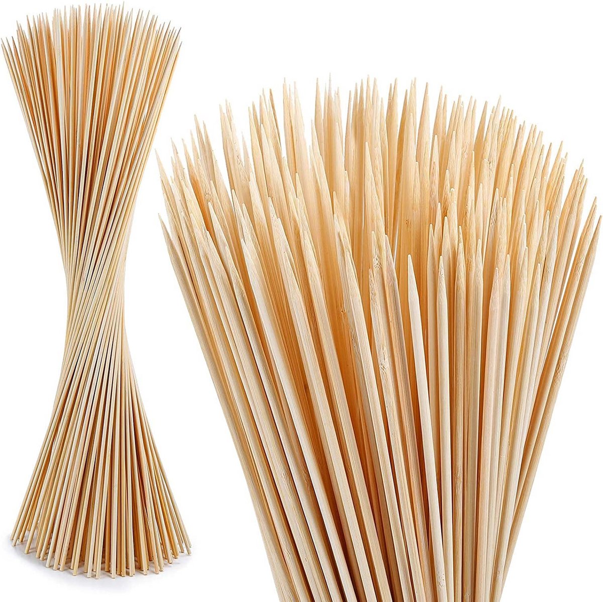 300 Extra Lange Bamboe Rooster Sticks voor Smores en Marshmallows - 30 Inch