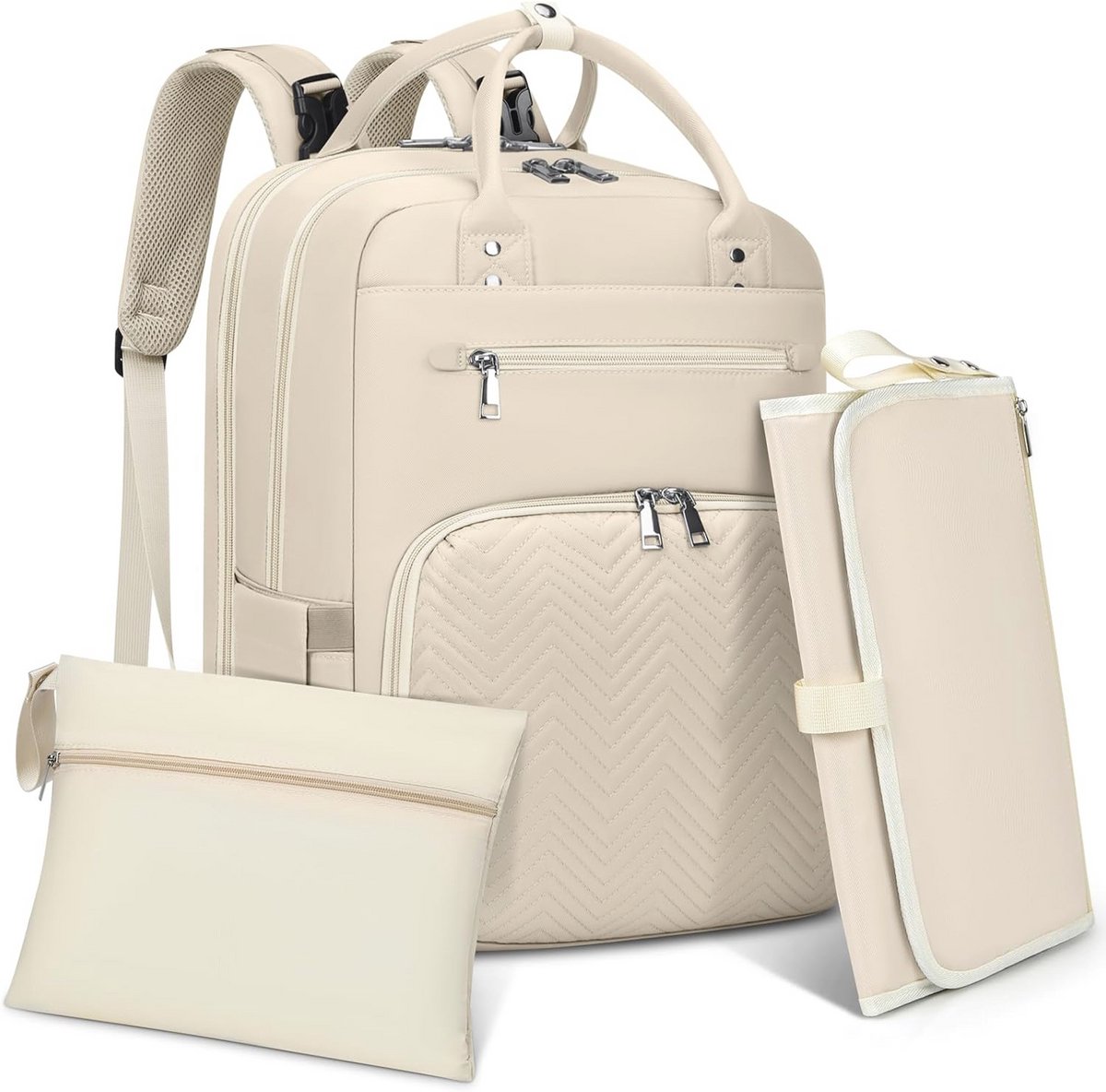 Baby Backpack Luiertas Met Verschoonmat - Multifunctionele Diaper Bag voor Ouders