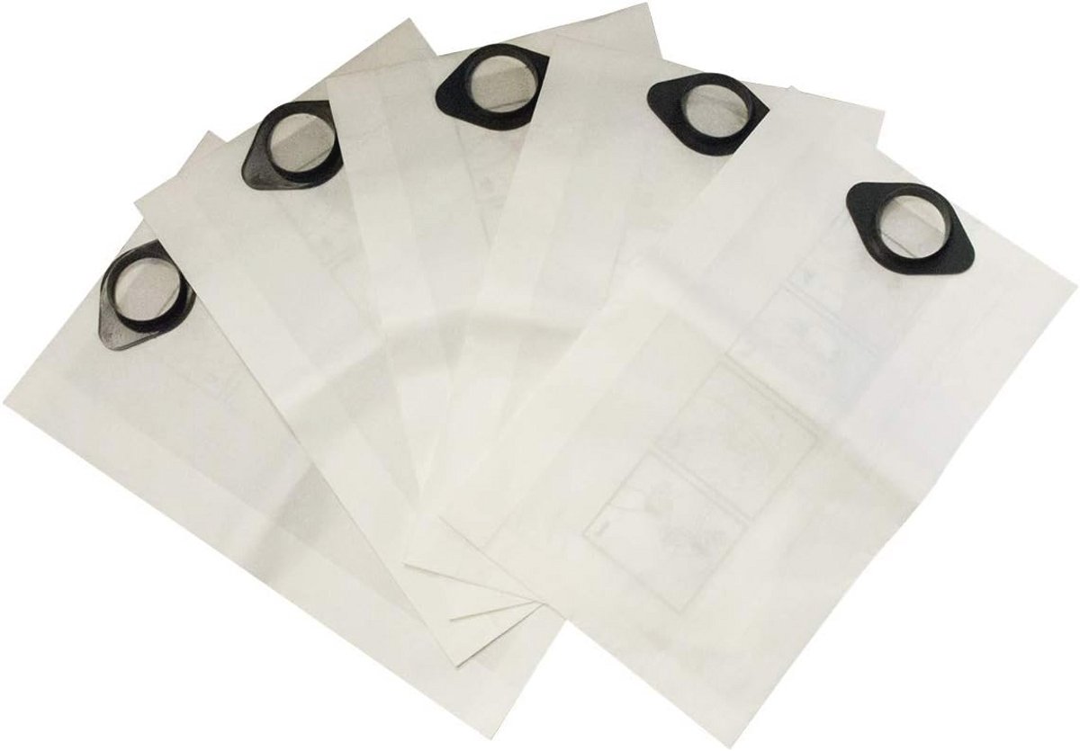 Set van 5 witte kommen voor stofzuiger