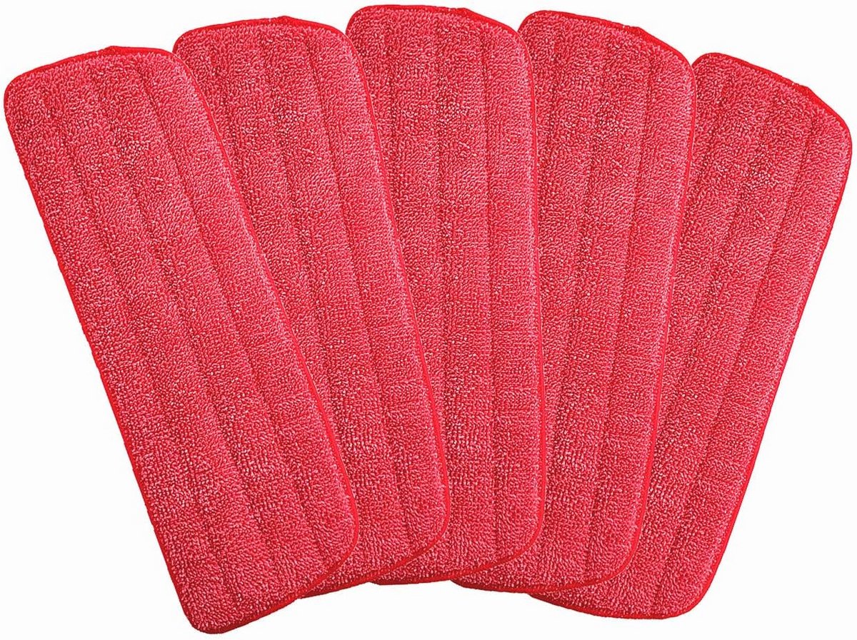 Microfiber Dweil Pads - Wasbare Vloerreinigingspads voor Droge en Natte Dweilen (5 Stuks)