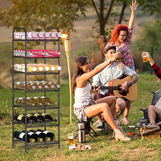 CASONNIK Organisatoren voor pottenrek: 4-laags verstelbare heavy-duty pan-organizer voor kast, meerdere gebruiksmodi, potreek en pannenrek voor aanrecht en kast