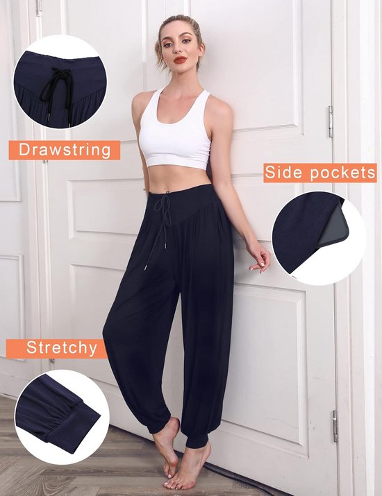 Comfortabele Harem Yogabroek Dames - Hoge Taille Modal voor Yoga, Pilates en Dans van Under Armour — afbeelding 2