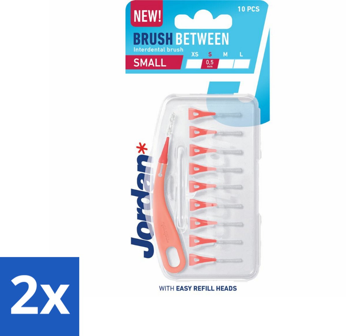 Jordan - Ragers - Maat Small - 0,5 mm - 10 Ragers - Voordeelverpakking - 2 stuks