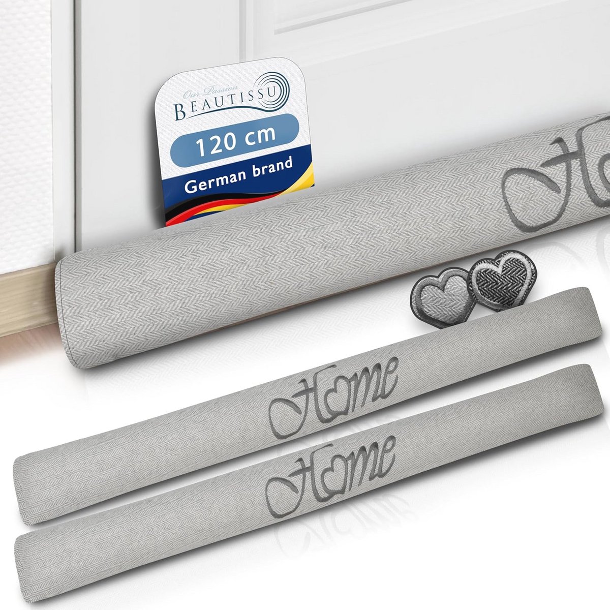 Draught Stopper 120cm - Zware Deur- en Raamafdichter als Windstopper - Efficiënte Tochtstrip voor Huis