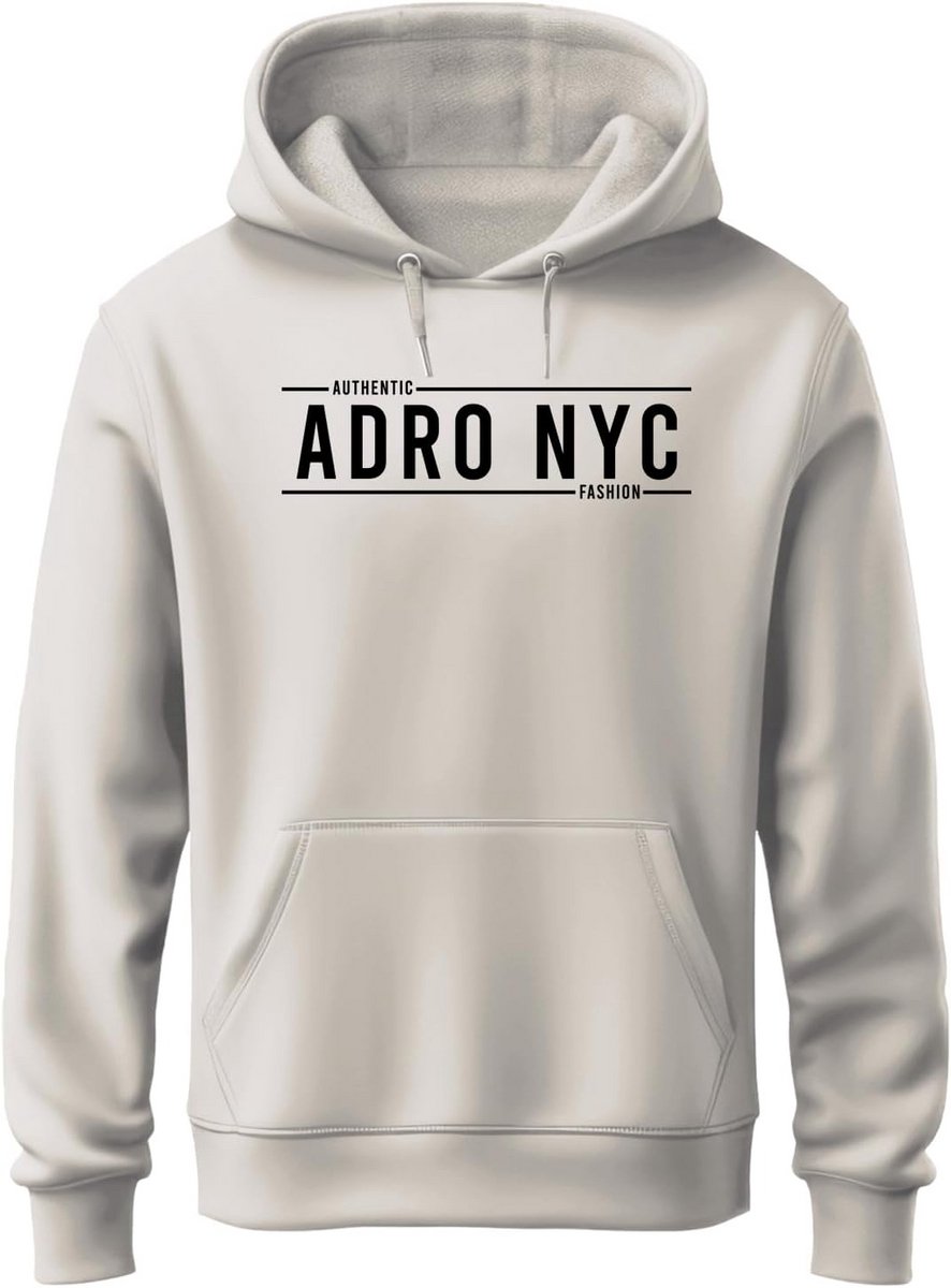 Bedrukte Heren Hoodie van 100% Katoen met Capuchon en Kangoeroezak