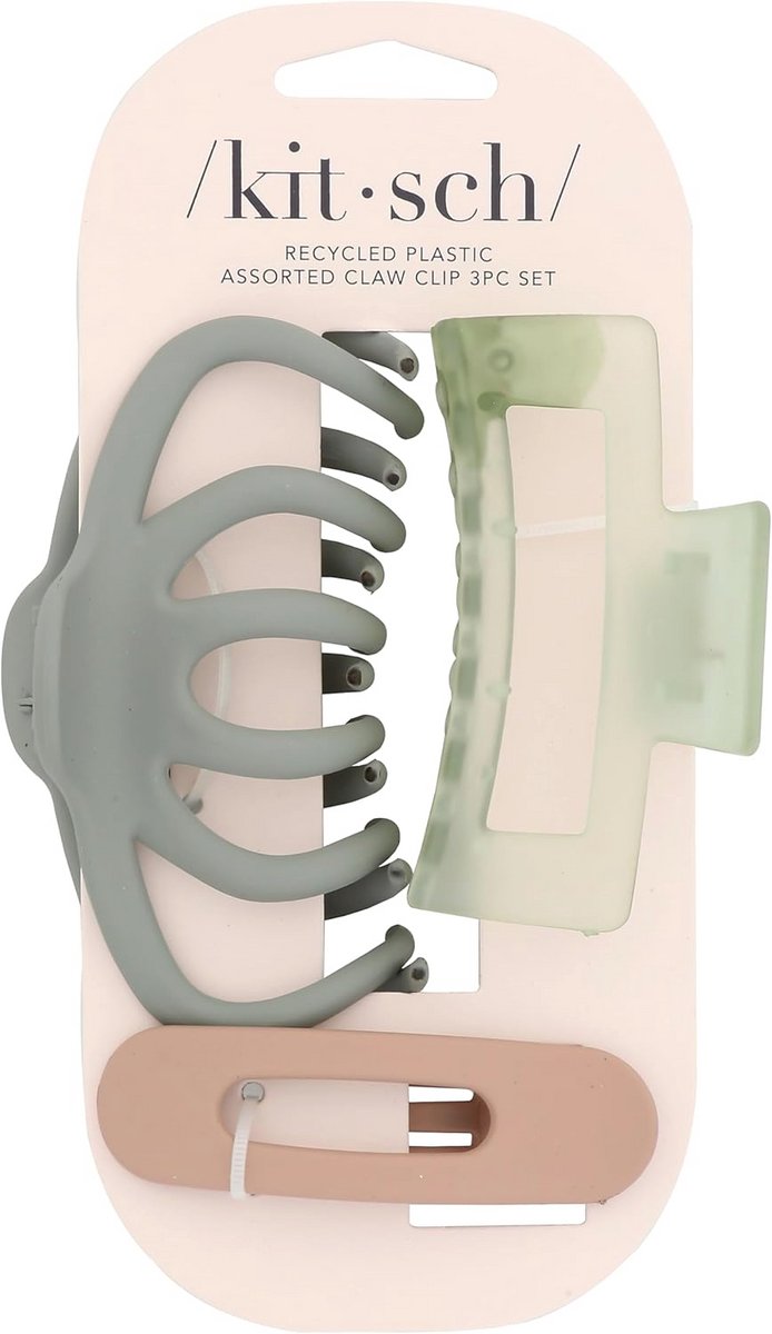 Geassorteerde haarclips voor vrouwen - middelgrote haarklauwclips voor dik haar, 3 stuks
