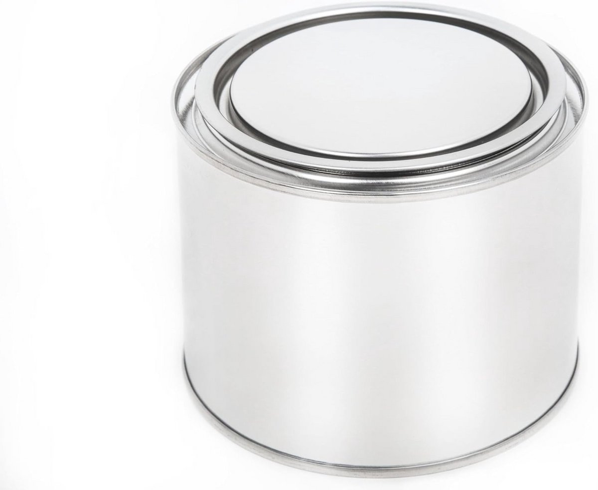 Ronde Luchtdichte Blikdoos 500 ml - Ideaal voor Bewaren en Creatieve Geschenken