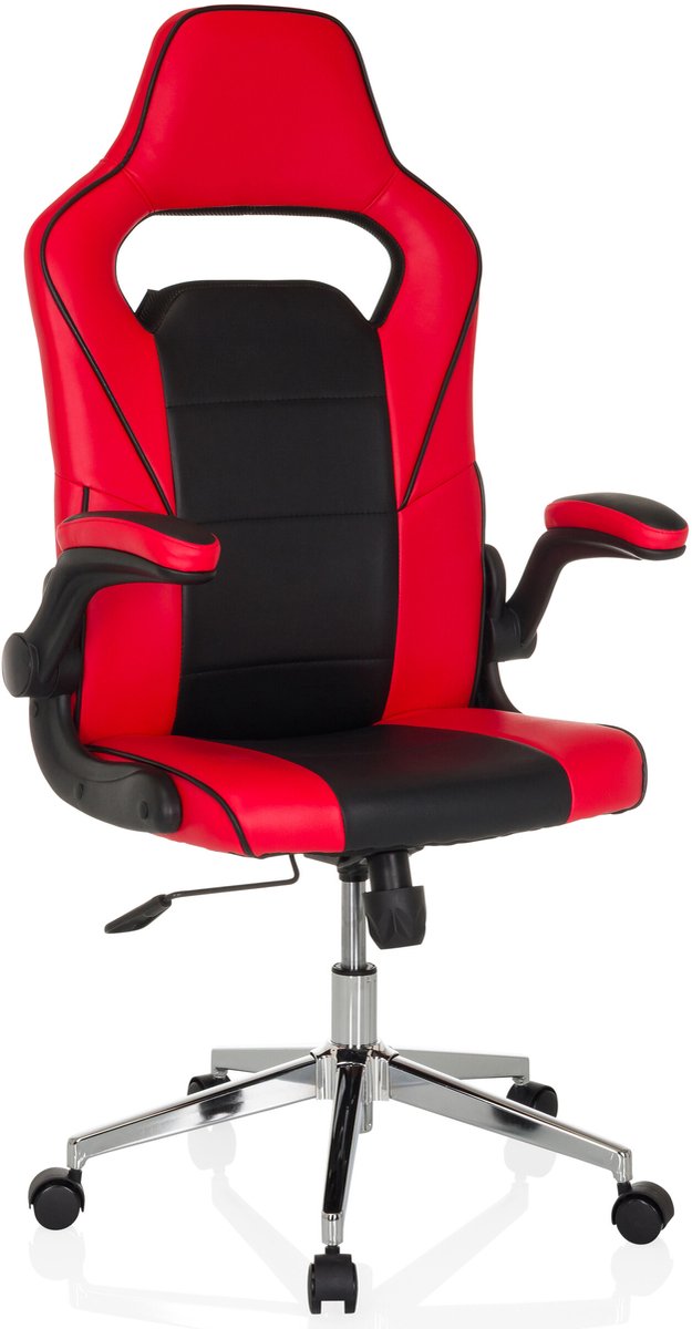 Gaming stoel / bureaustoel GAME SPORT PRO kunstleer zwart/rood mybuero