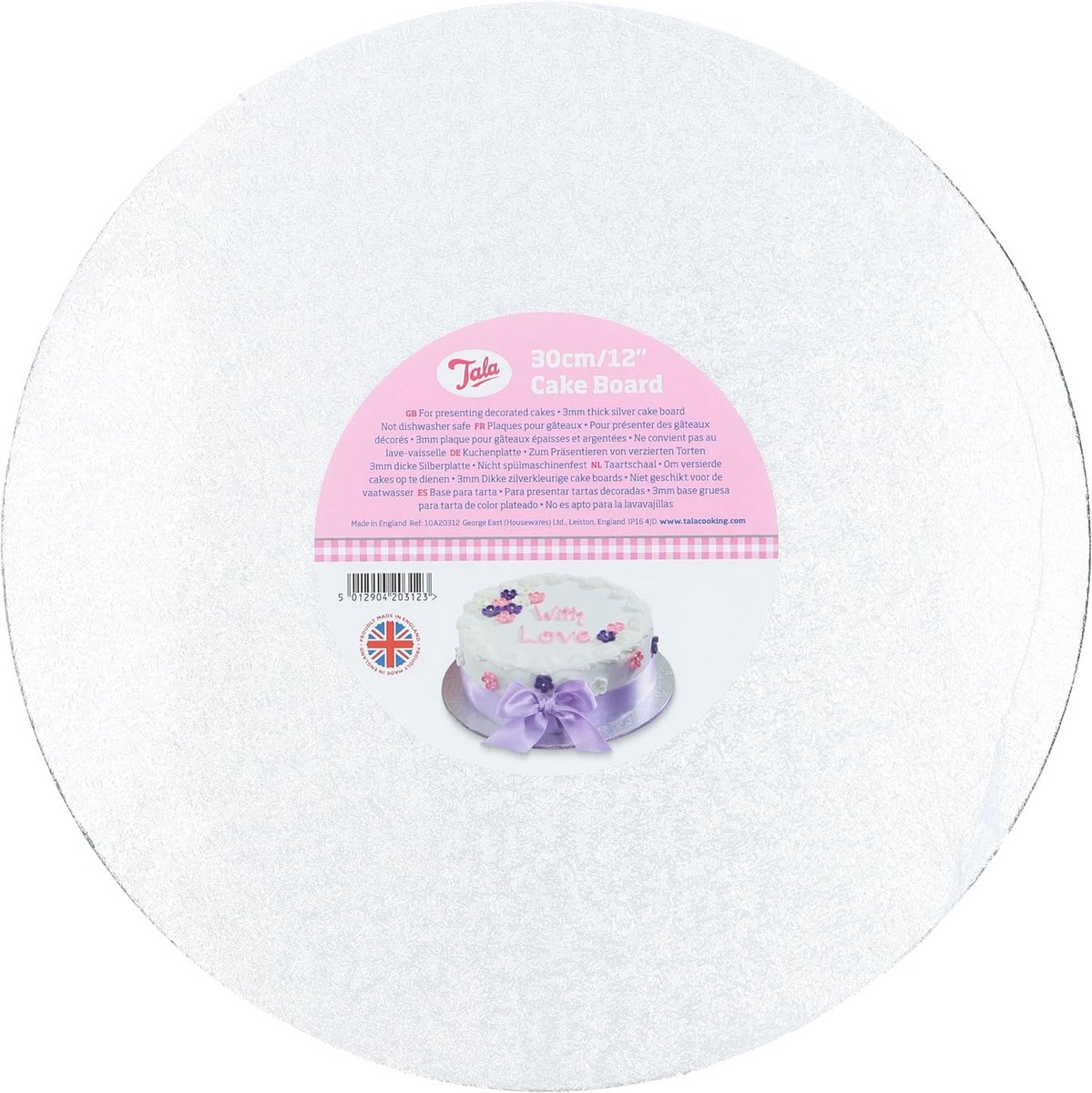 Papieren Taartplateau 30 cm - Ideaal voor Victoriaanse Cake en Cupcakes