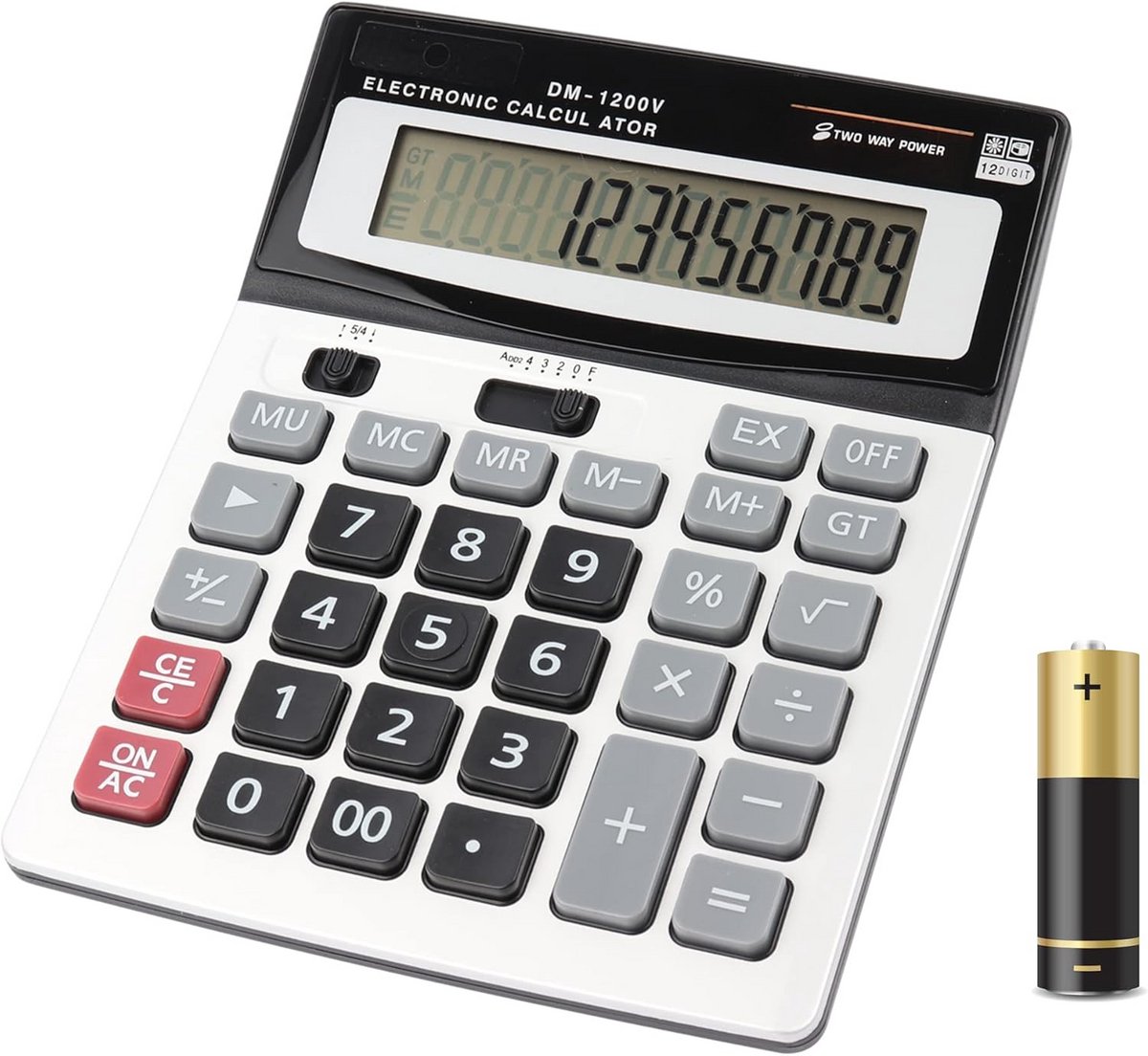12 Digit Desktop Calculator voor Zakelijke Efficiëntie