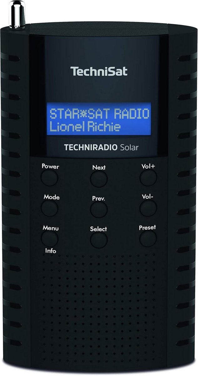 Draagbare DAB+ en FM Radio op Zonne-energie met Lange Batterijduur