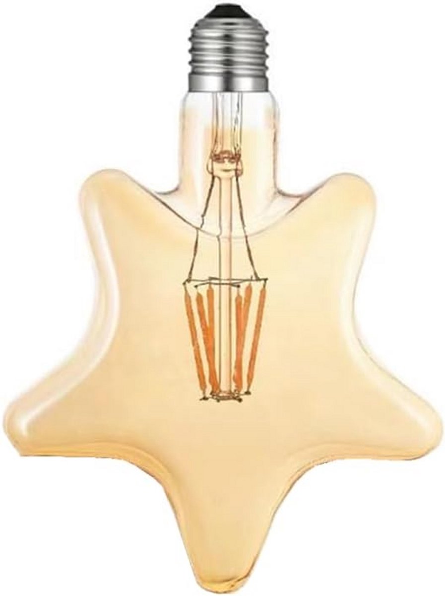 Decoratieve LED Gloeilamp E27 6W Warm Wit Sterrenlicht Effect