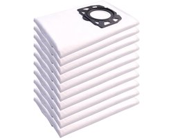 10 stuks stofzuigerzakken - geschikt voor Kärcher WD4 - WD5 - WD6 - WD5P - WD6P - Premium - MV4 - MV5- MV6 stofzuiger - code 2.863-005.0 2.863-006.0 - stofzuiger