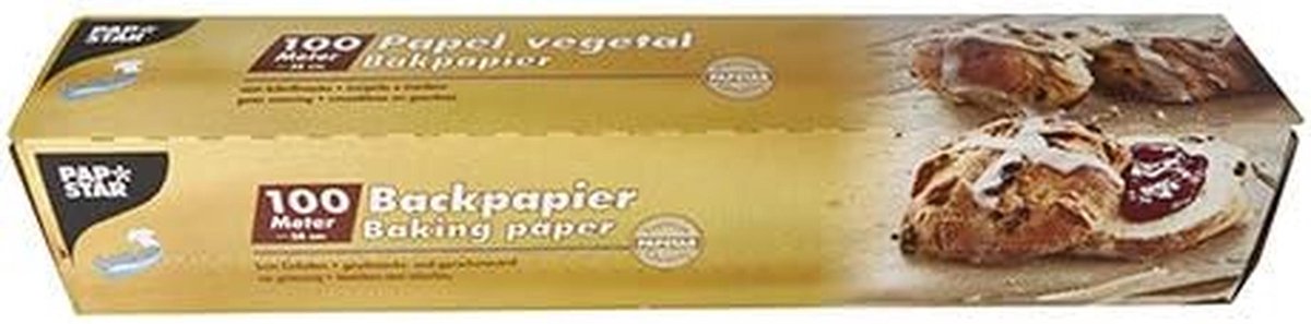 Grote Bakpapier Rol Bruin - 100 Meter Lang en 38 cm Breed - Oven en Magnetron Veilig