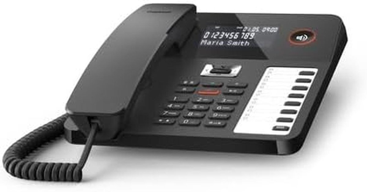 Draadloze vaste telefoon met groot verlicht display en voicemail