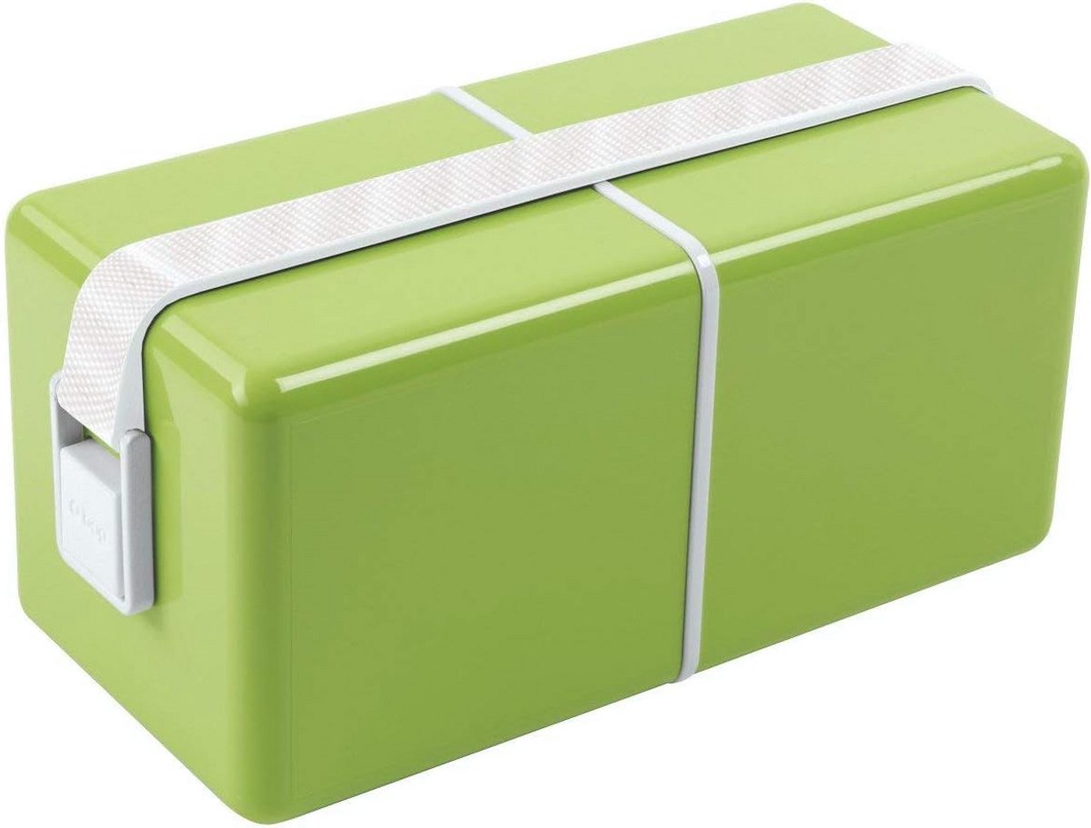 Lunchbox met 2 afgesloten vakken 900 ml, magnetron- en vaatwasmachinebestendig