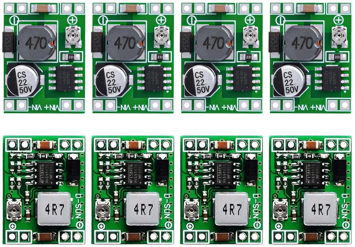 Instelbare Step Down Buck Converter Module 4.5-28V naar 0.8-20V DC-DC Spanningsregelaar