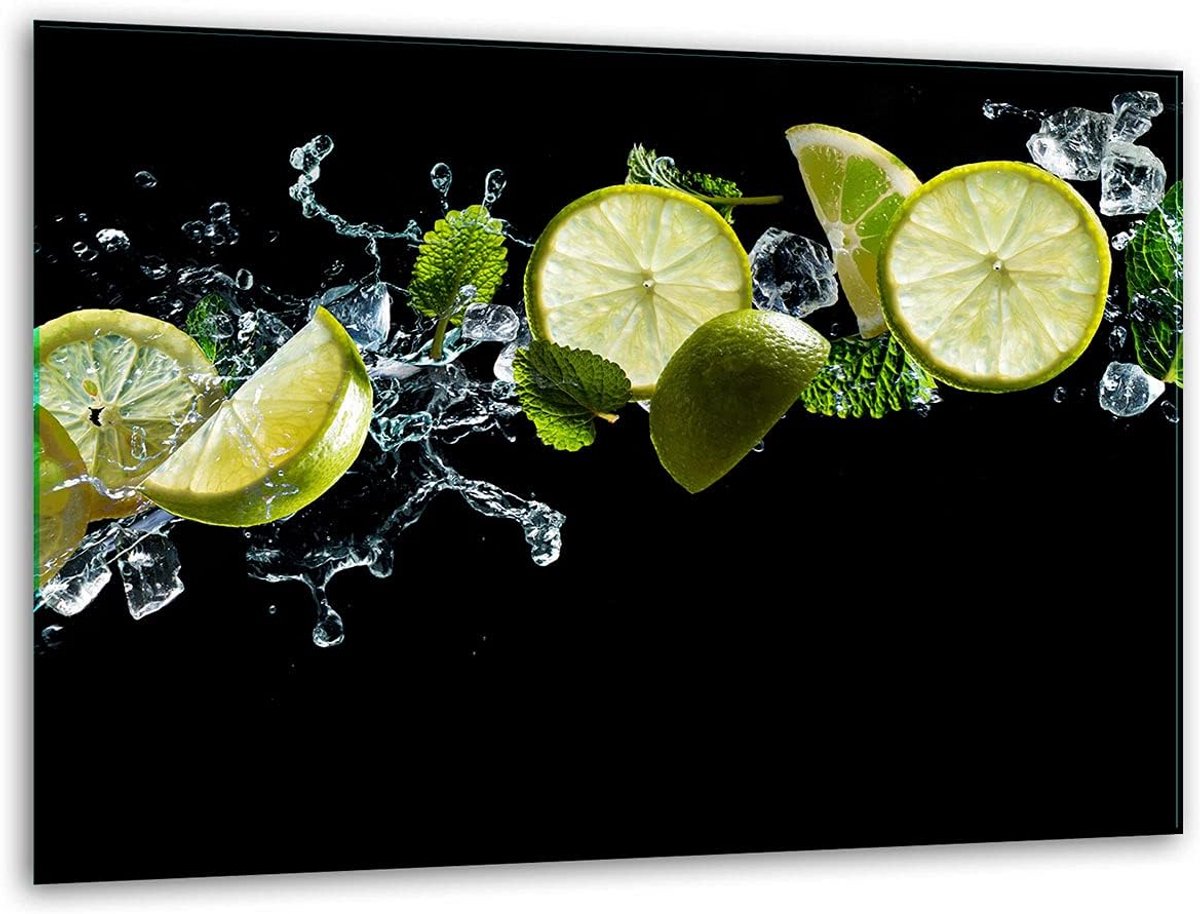 Grote Glazen Snijplank 40x30 cm met Lim Design - Hittebestendige Dekplaat