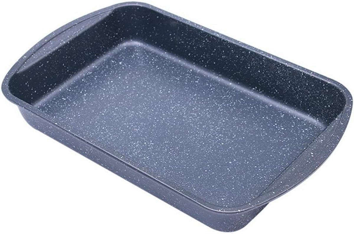 Grote Rechthoekige Bakplaat - Non-Stick Staal, Ovenbestendig en Duurzaam Koekenpan