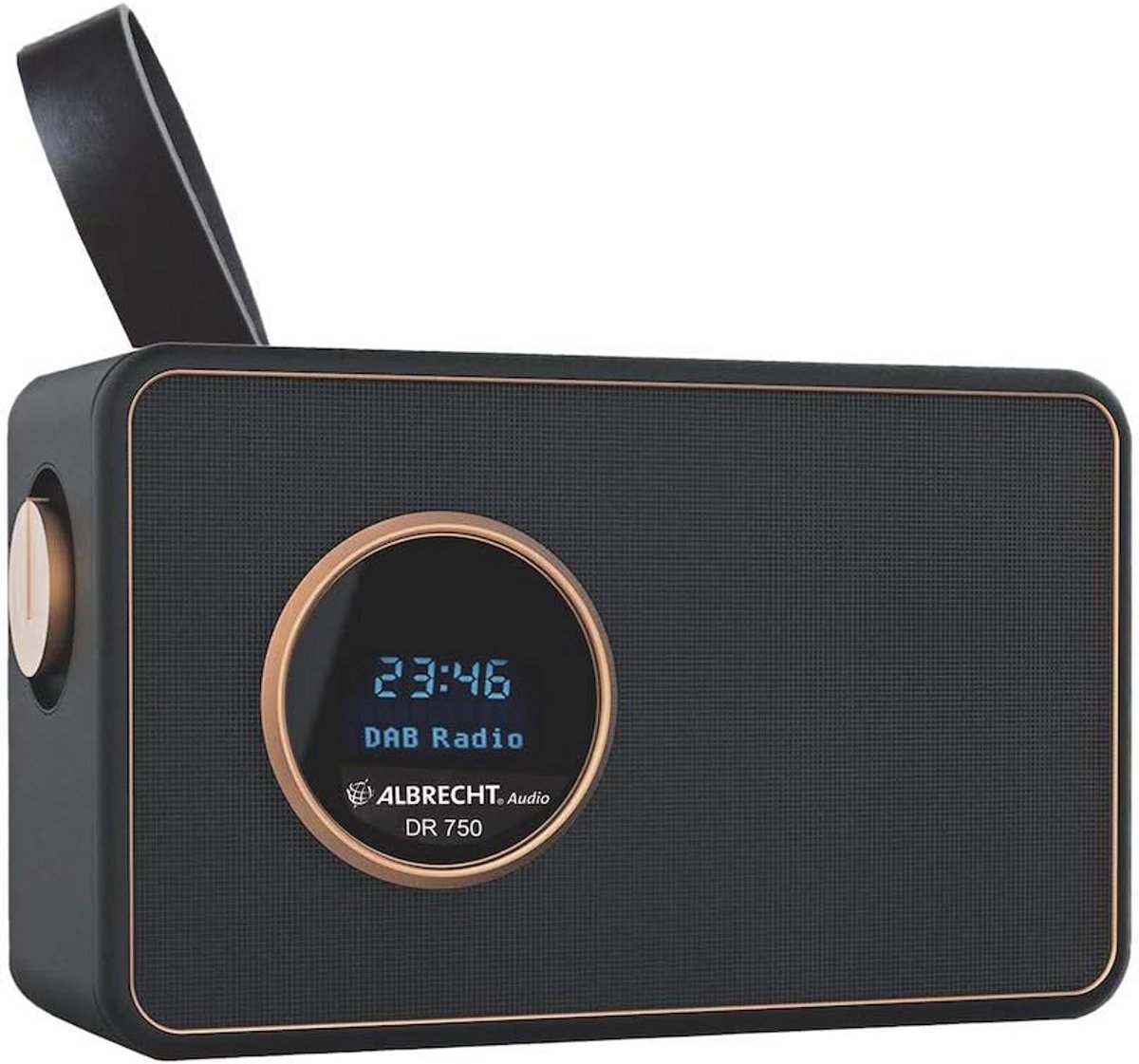 Draagbare DAB+ en FM Radio met Bluetooth Streaming - Zwart