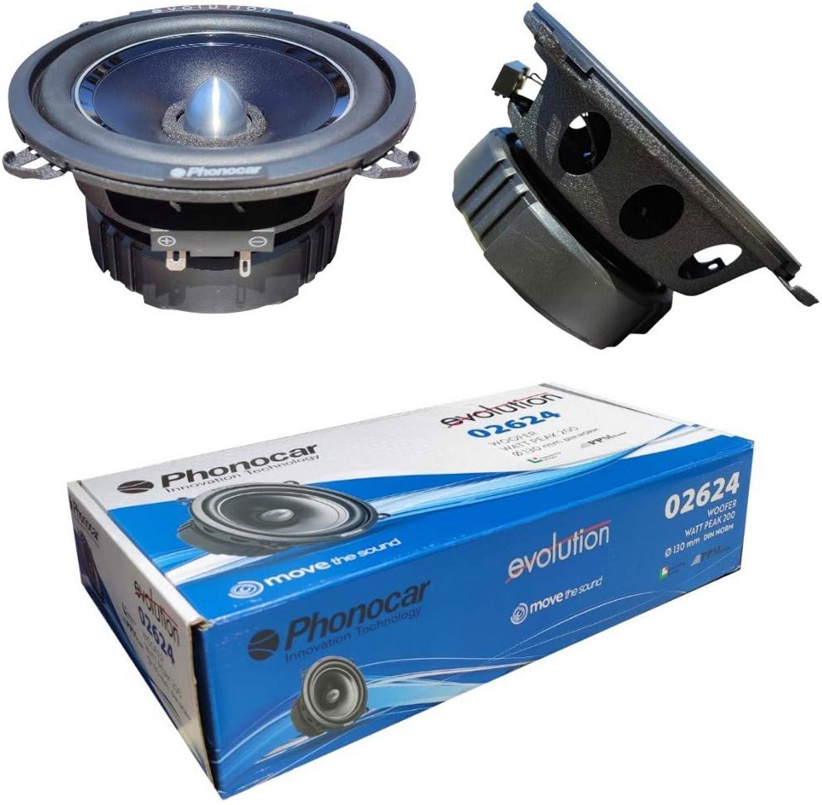 Krachtige 13 cm (5 inch) Mid Bass Woofer Luidsprekers, Paar, 200W Max