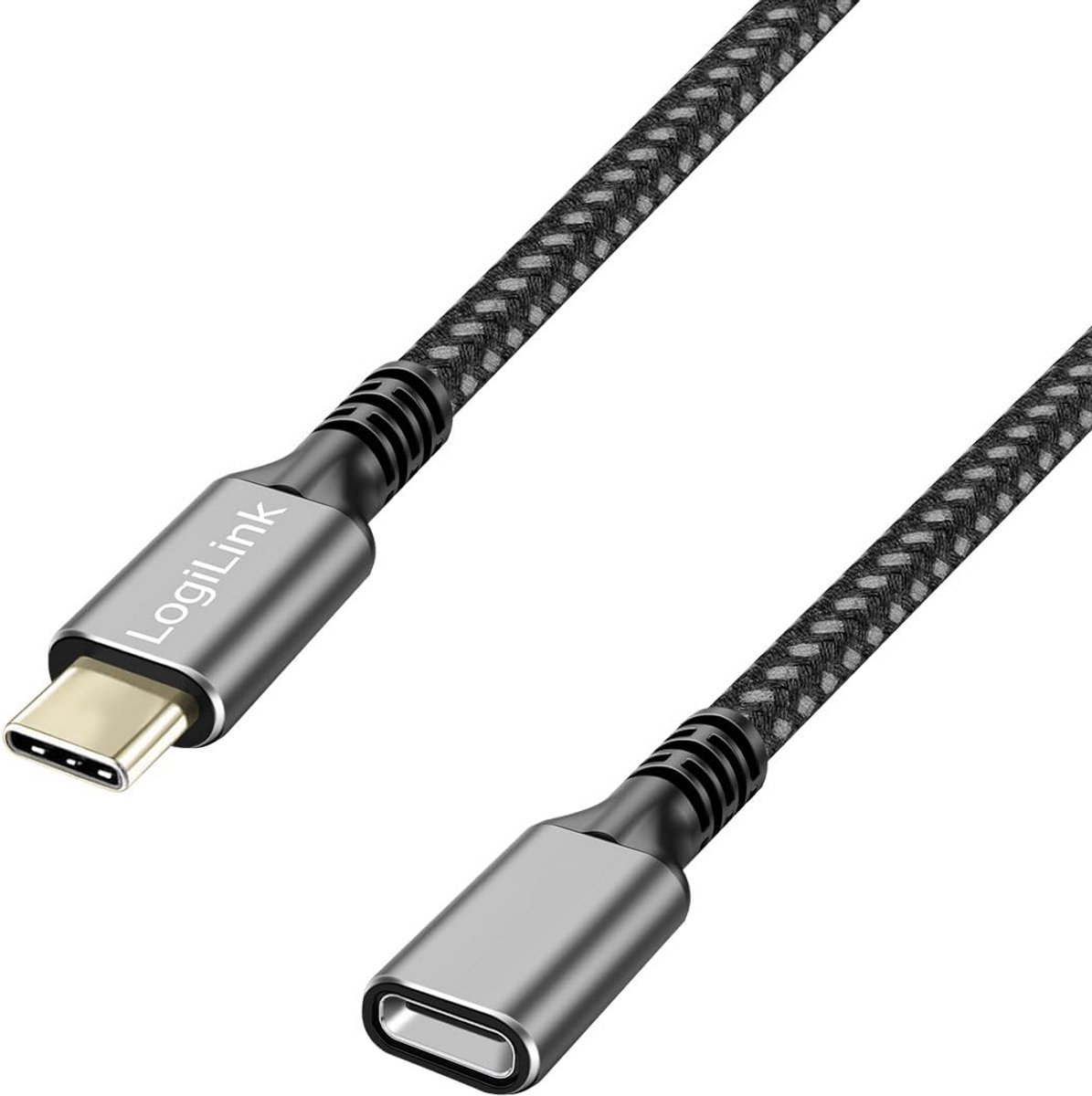 USB-C 3.2 Gen2 Verlengsnoer met Power Delivery (Opladen & Data) - 1 Meter