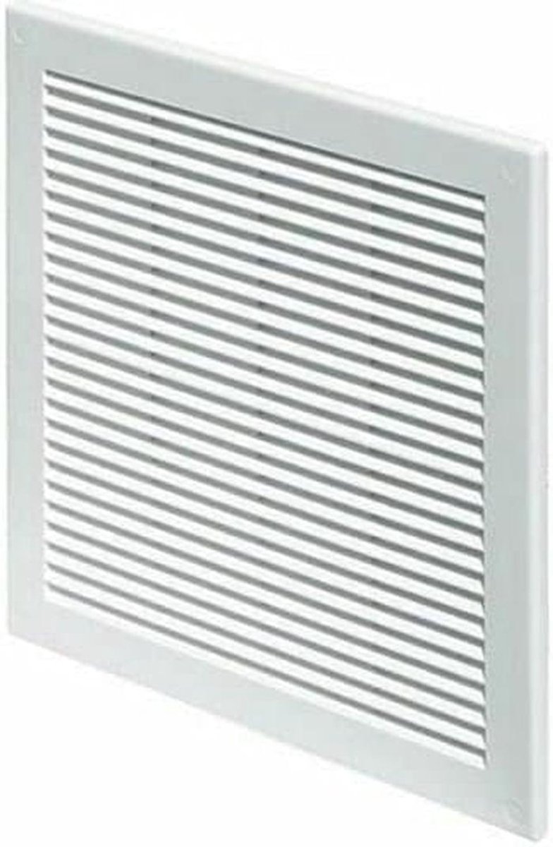Ventilatierooster - Ventilatiekap - Muur Ventilatie - Met Vliegengaas - 200x300mm - Wit