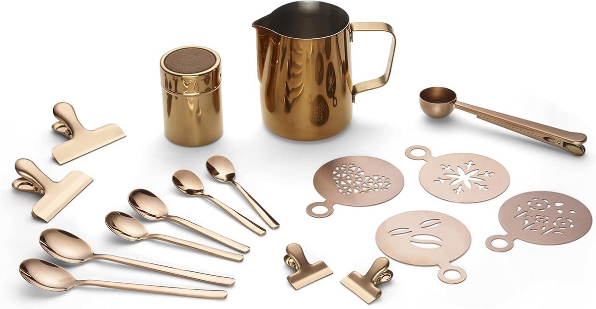 23-delige Barista Accessoireset voor Koffie en Melkschuim