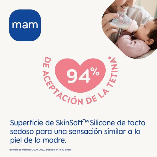 Glazen babyfles 240ml speen SXPro M - Wonderland SUAVINEX